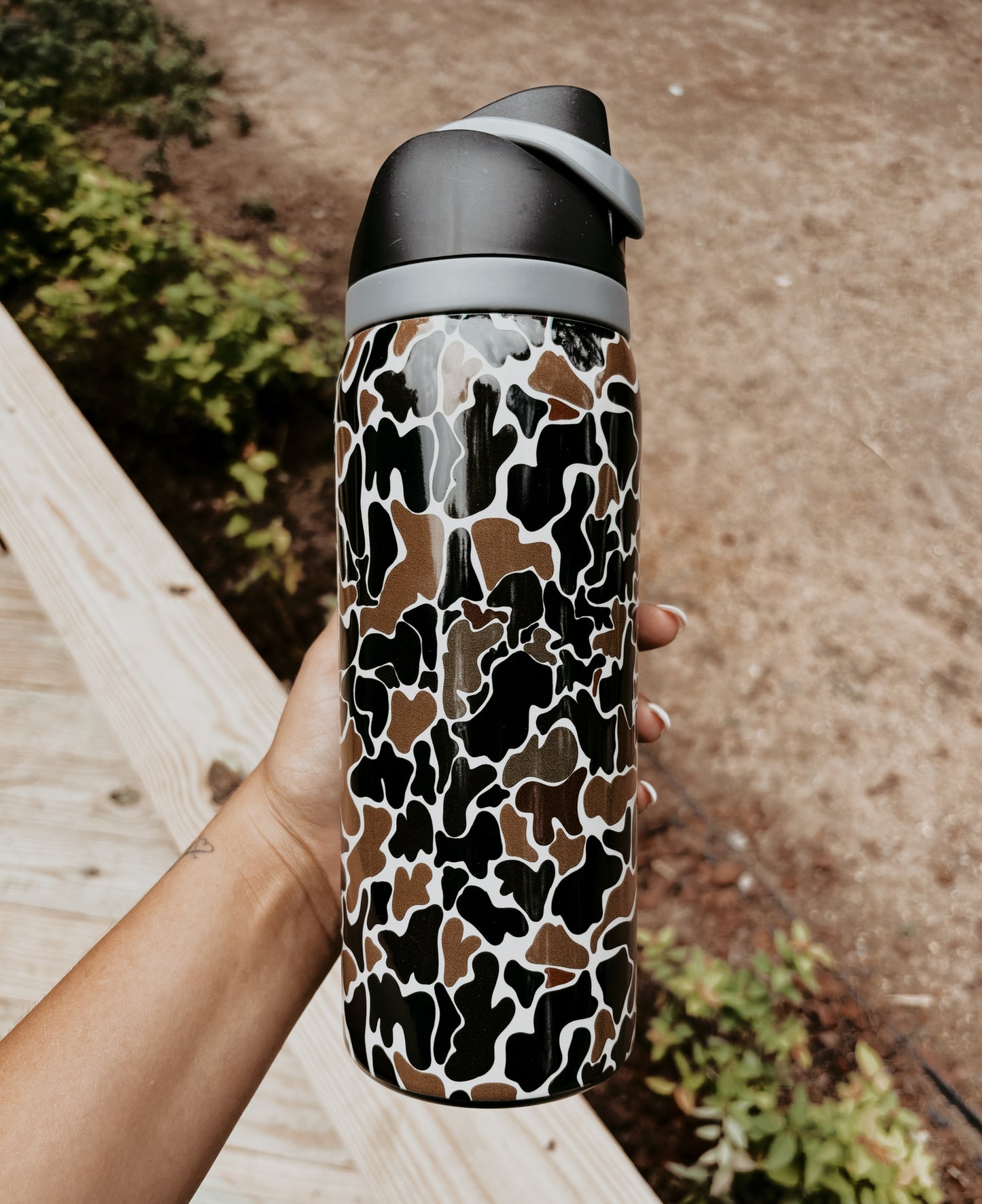 Retro Camo Tumbler