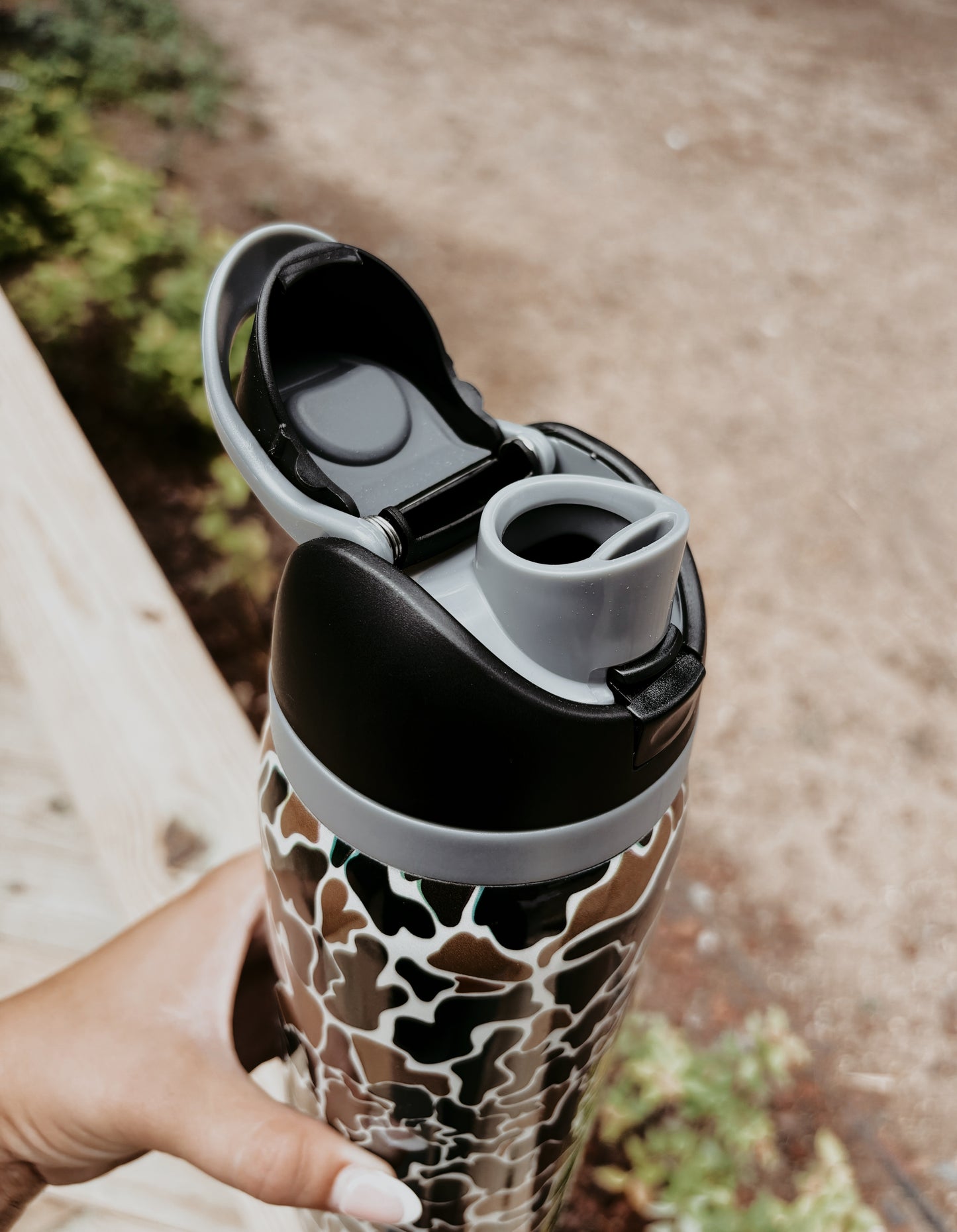 Retro Camo Tumbler