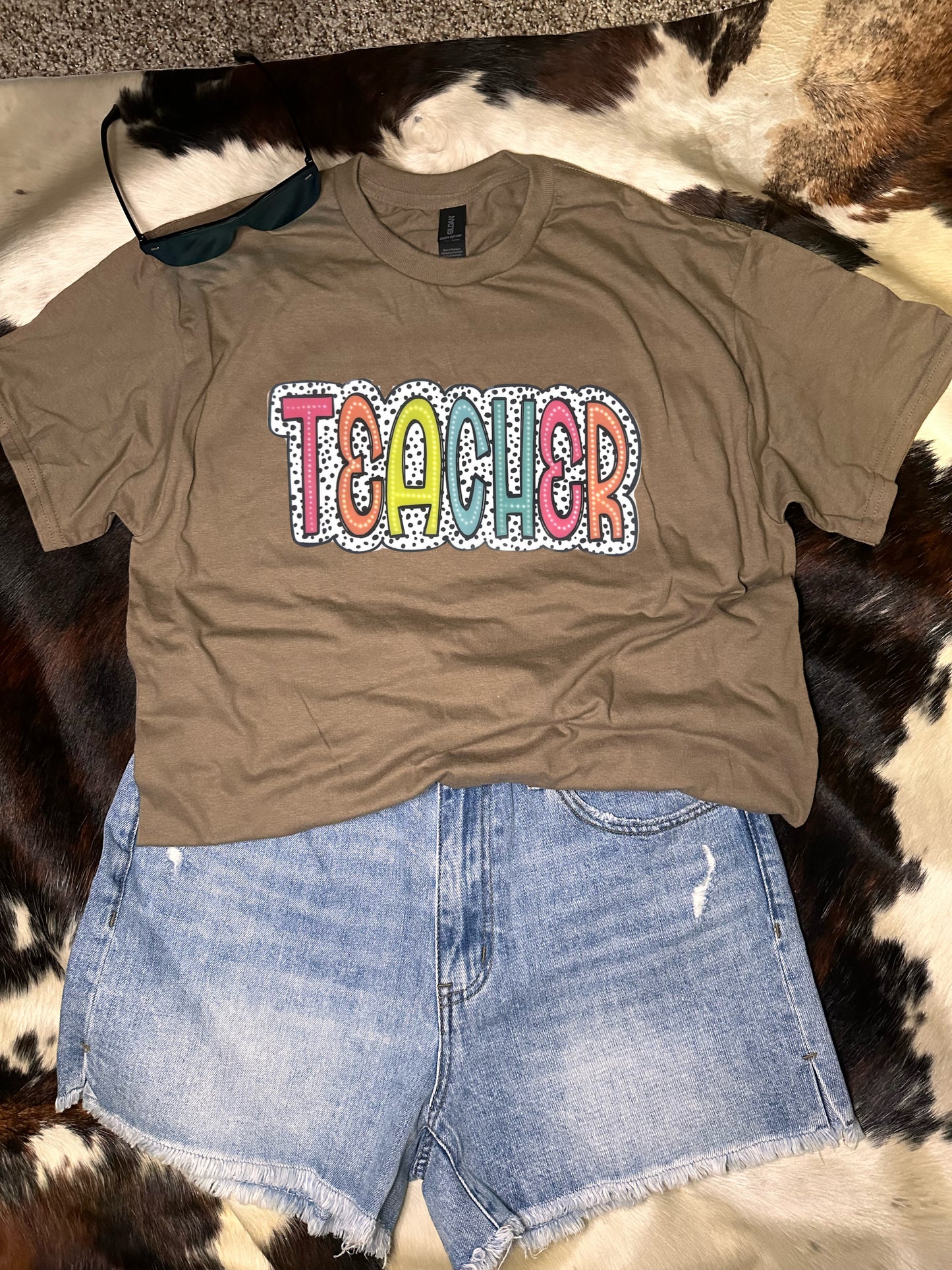 Teacher colorful