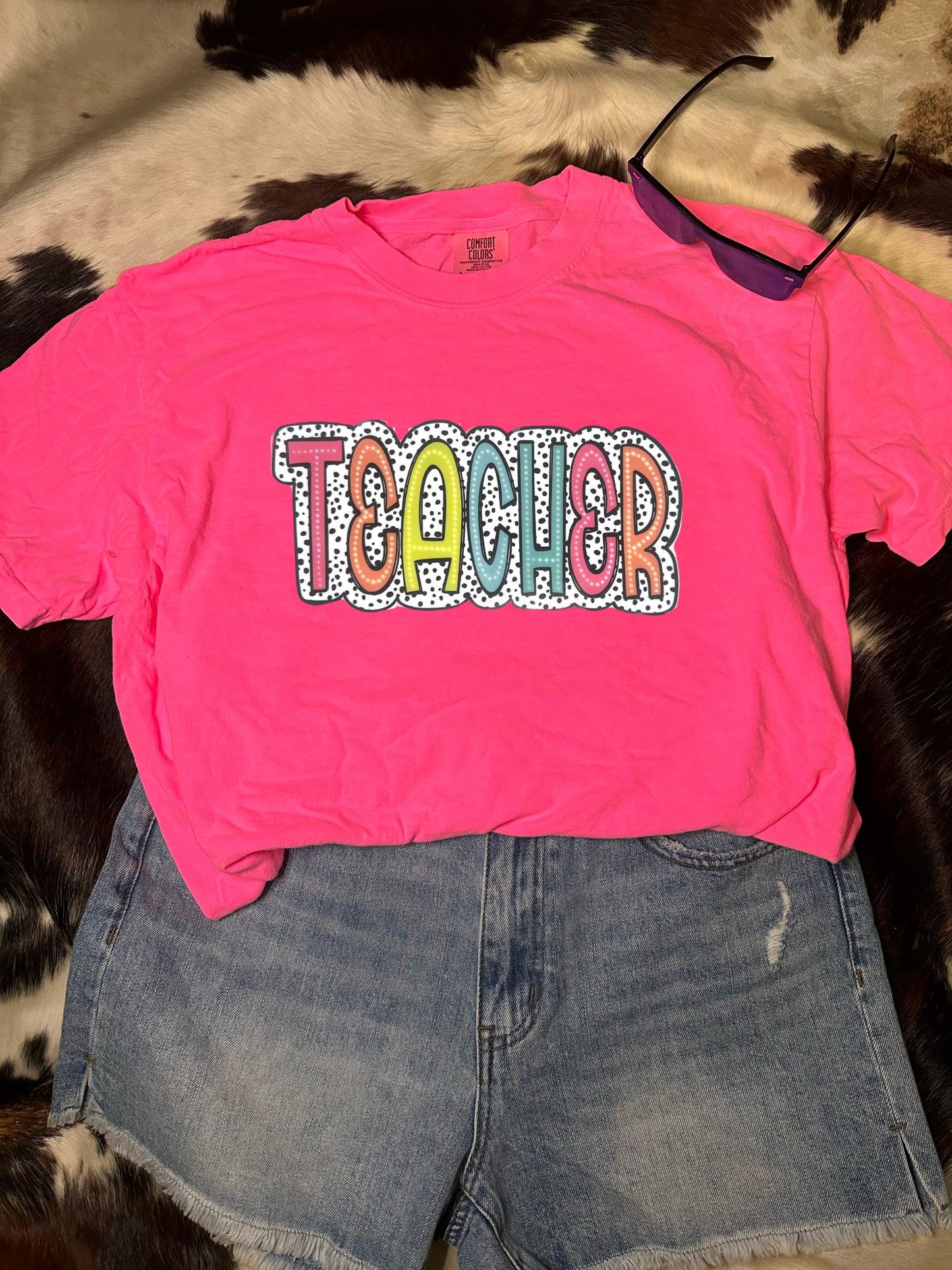 Teacher colorful