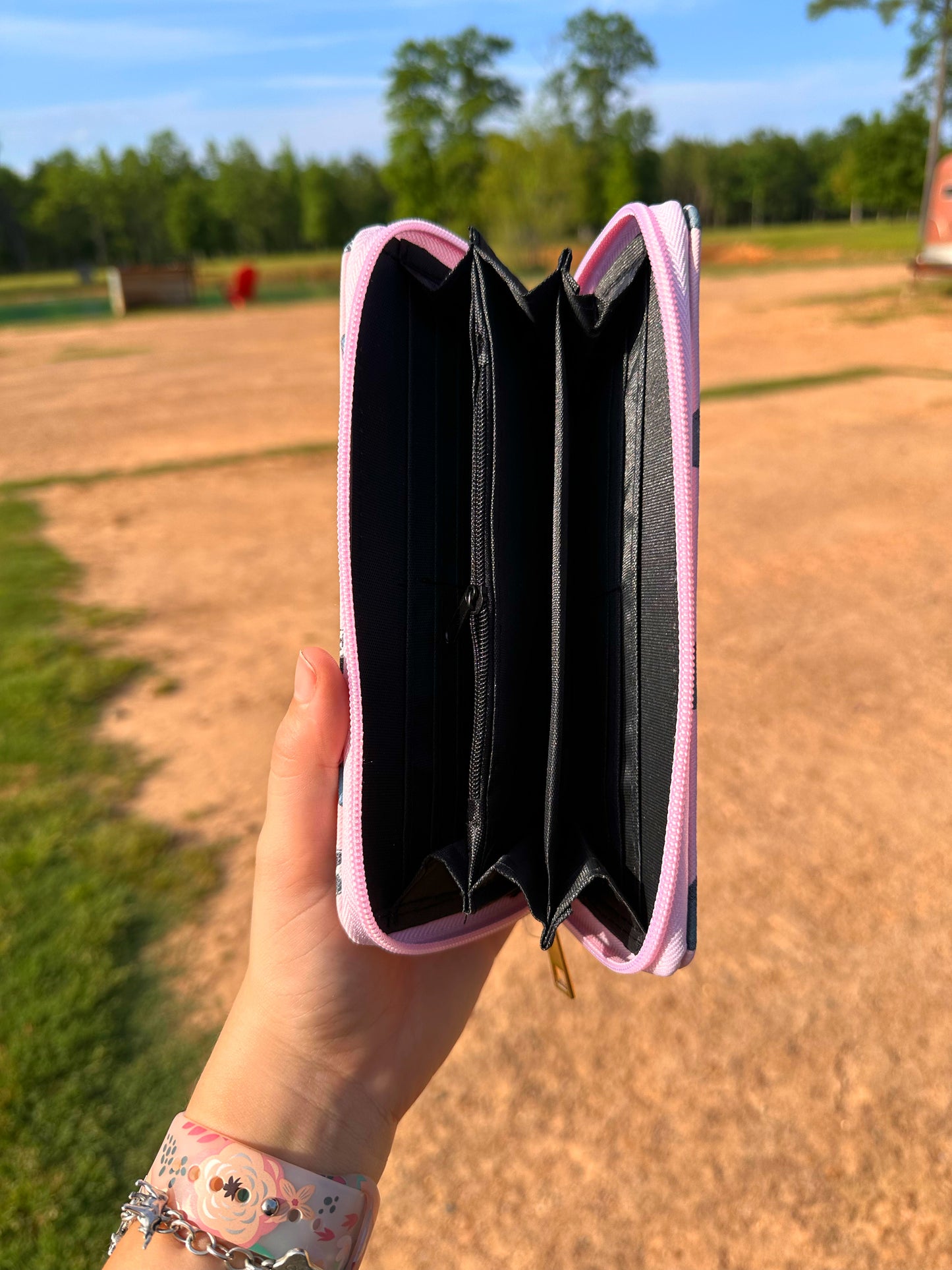 Pink Cowboy hat wallet