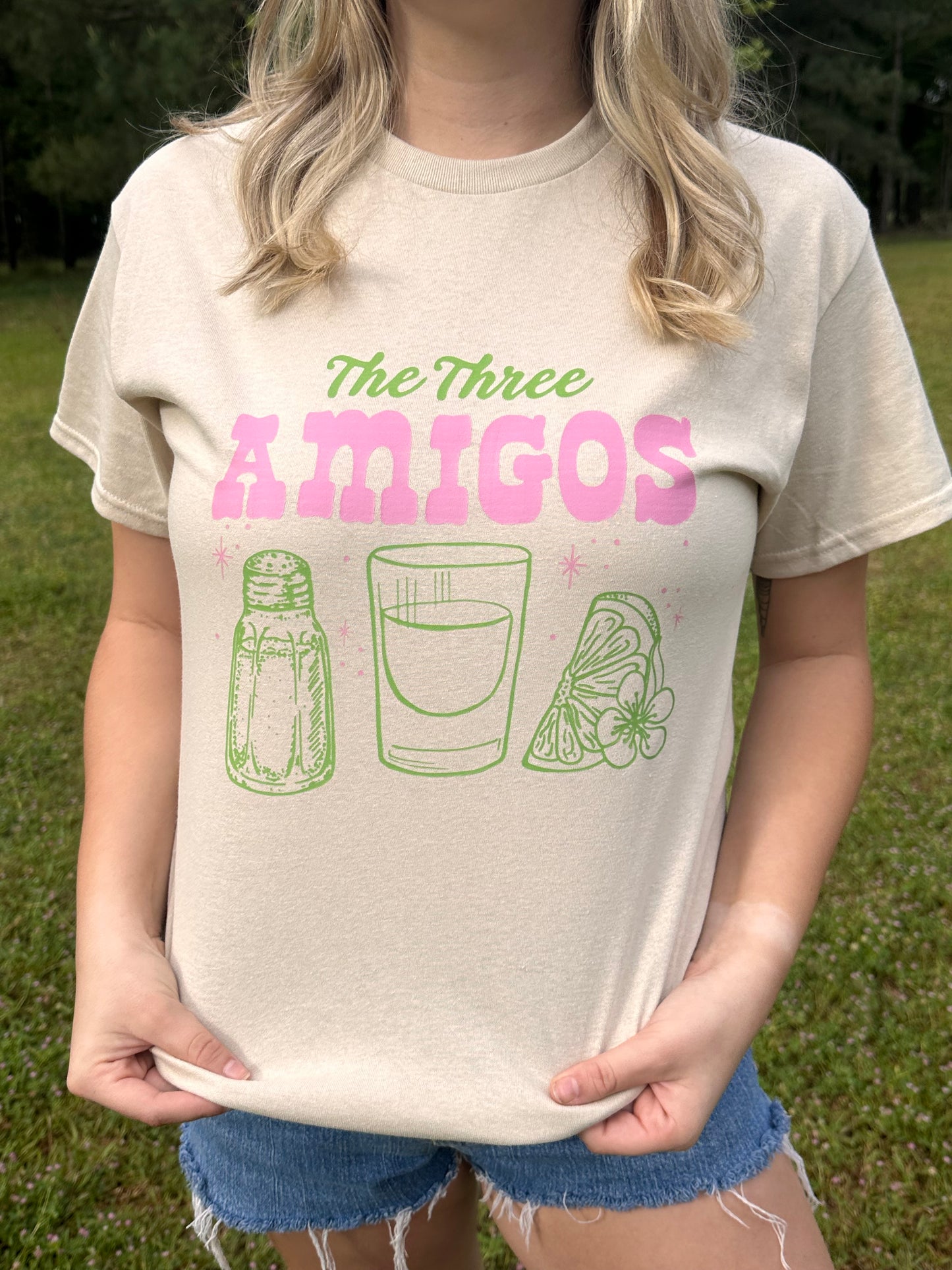 Three amigos tee