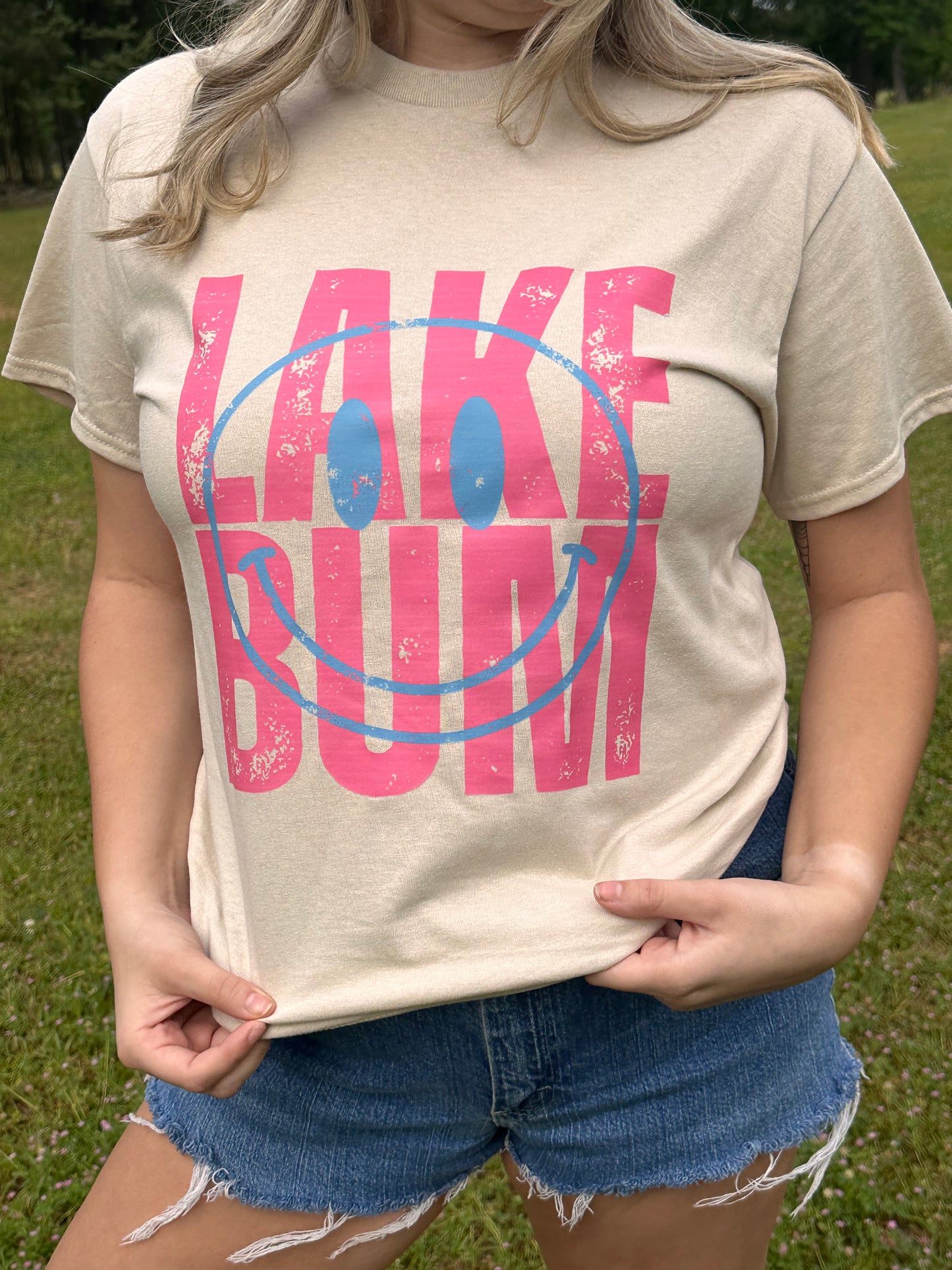 Lake bum tee