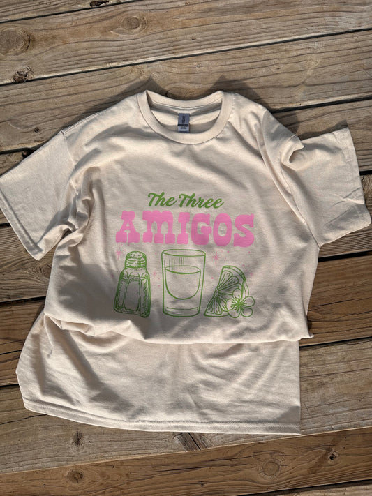 Three amigos tee